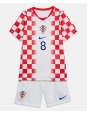 Otroške Nogometnih dresov Hrvaška Mateo Kovacic #8 Domači SP 2026 Kratki rokavi (+ hlače)
